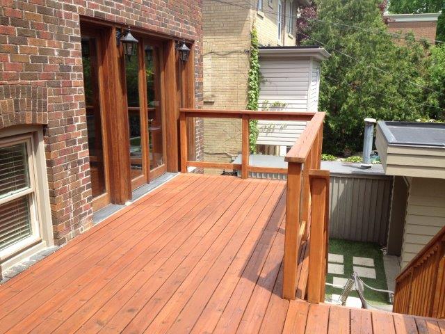 Nice stain job in North York