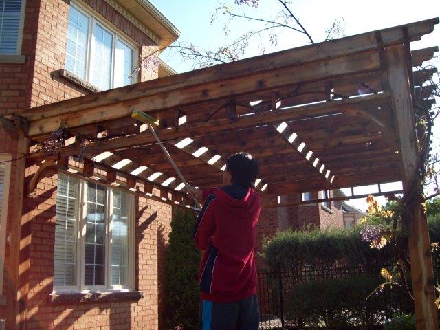 Woodbridge Pergola for Angie washing