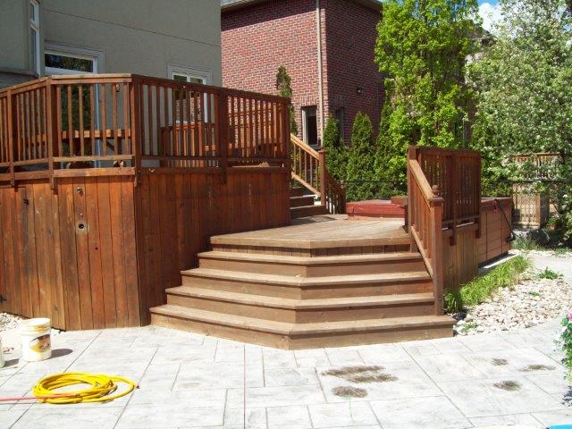 Brads cedar deck