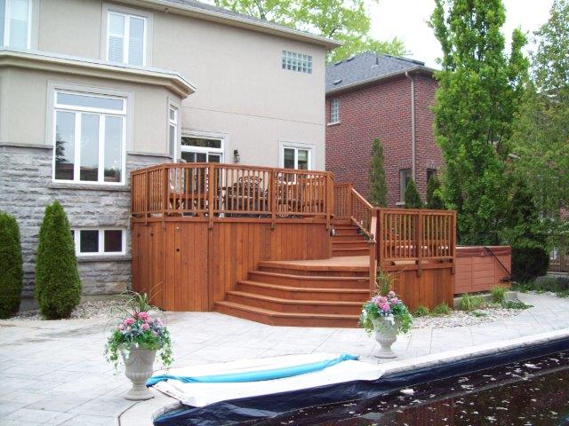 Brads cedar deck