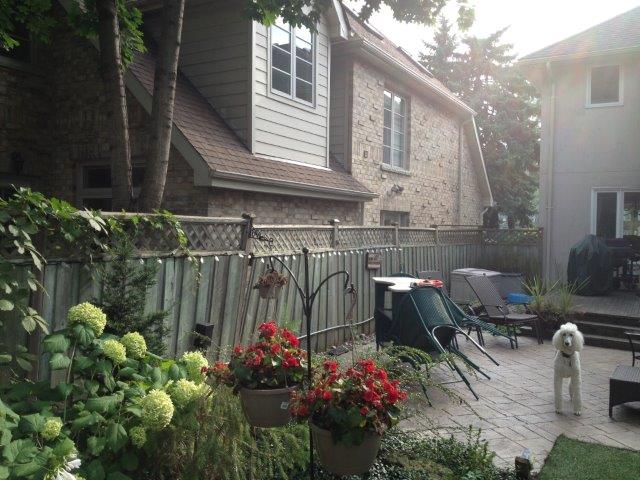 New fence in etobicoke