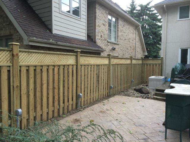 bloor west village wood fence