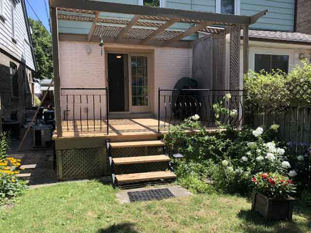 East york wood staining