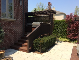 Rebuilt pergola tops