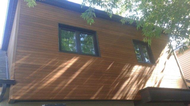 Cedar Staining on Siding