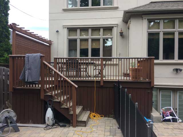 Front Door Staining