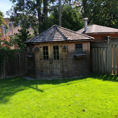 Cedar Pergola and Shed Complete Restoration