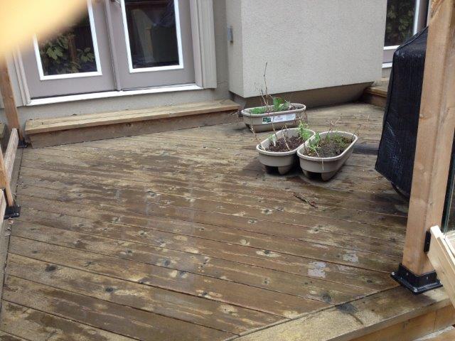 Cedar deck repairs