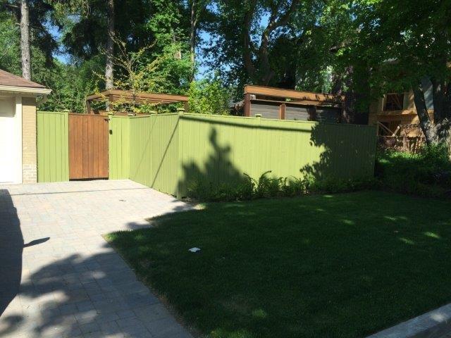 Pressure Treated Wood Fence