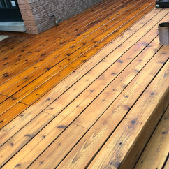 Cedar Deck Refinishing