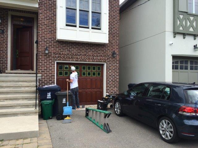 front door re-staining