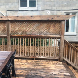 old cedar deck